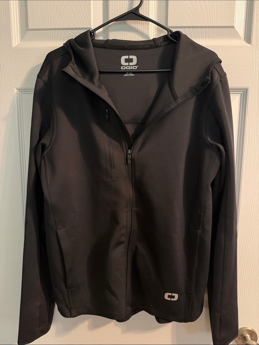 OGIO Men's Black Lightweight Hooded Softshell Jacket